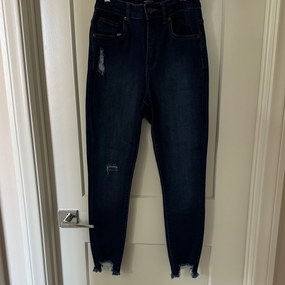 American Bazi High Rise Dark Denim Jeans
